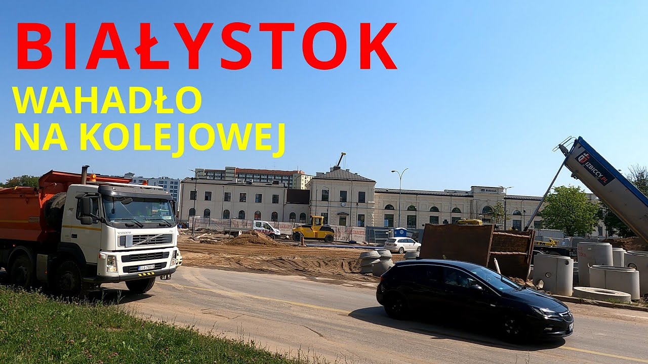 #146 Białystok - wahadło na Kolejowej. Duże utrudnienia dla pieszych.