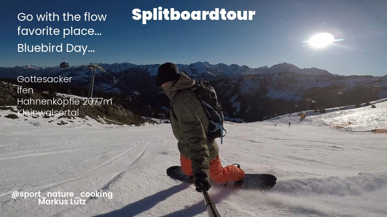Splitboardtour Gottesacker Ifen Hahnenköpfle 2077m Kleinwalsertal Vorarlberg