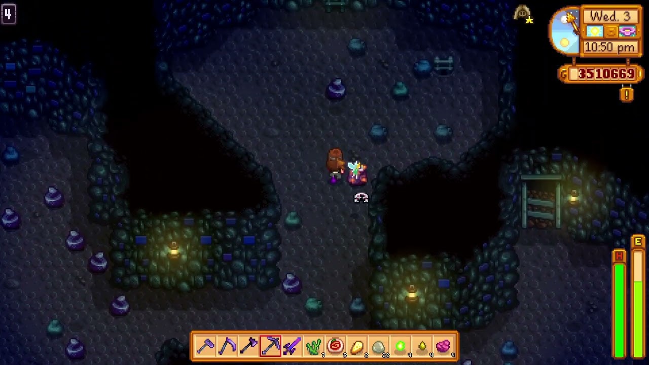Stardew Valley Long Play--  No Commentary: Danger in the Deep Full Run for background companionship