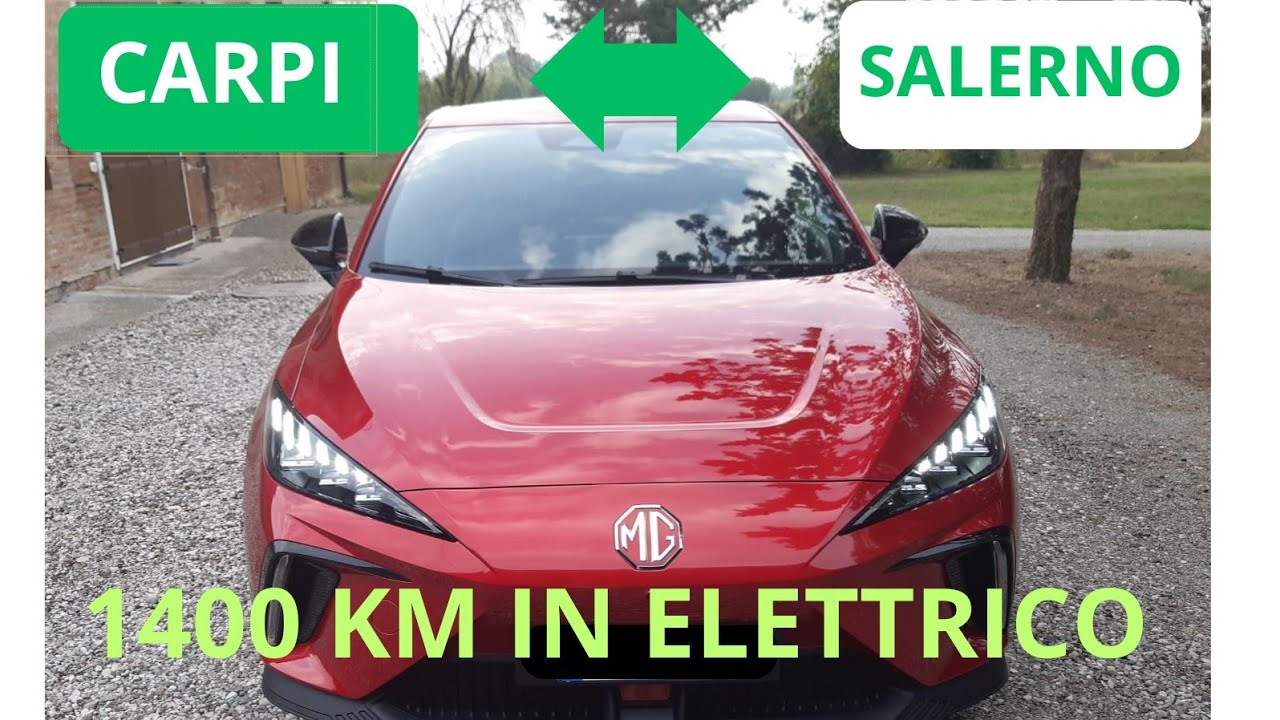 Carpi-Salerno e ritorno...1400 km in auto elettrica 