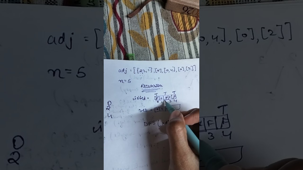 Graph Traversal in DFS