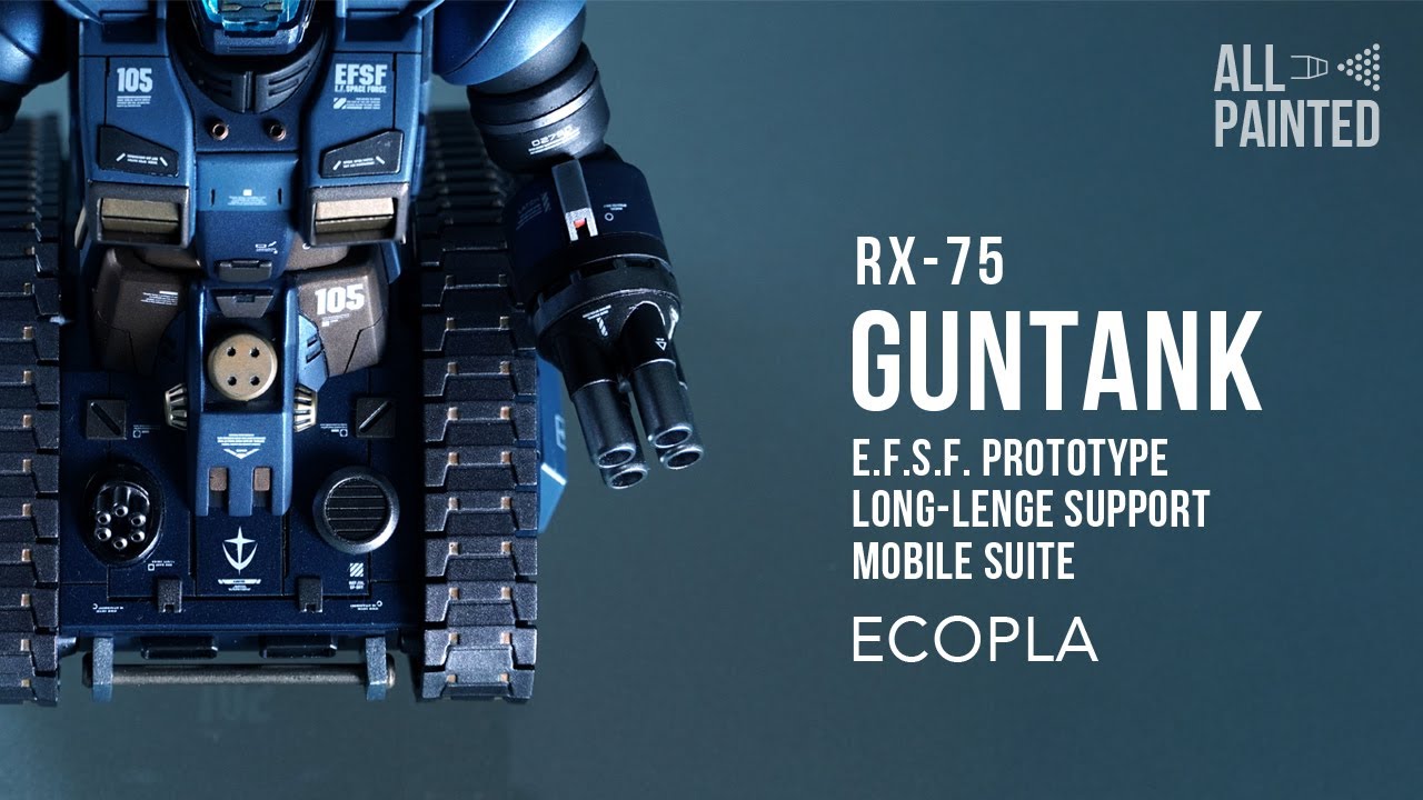 #037 [Gunpla полностью окрашен] HG GUNTANK [ECOPLA] (HG Guntank)