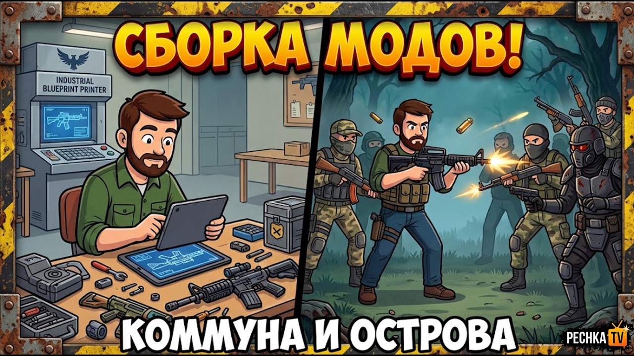 СБОРКА ТОП МОДИФИКАЦИЙ В ЛАСТ ДЕЙ! КОММУНА И ОСТРОВА В LDoE | PECHKA TV