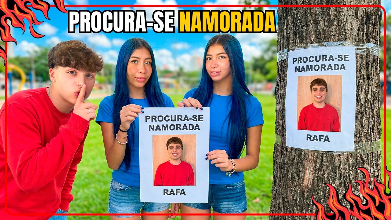 ARRUMA-SE UMA NAMORADA PARA O RAFA! - PLANETA DAS GÊMEAS AJUDANDOU O RAFA A NAMORAR