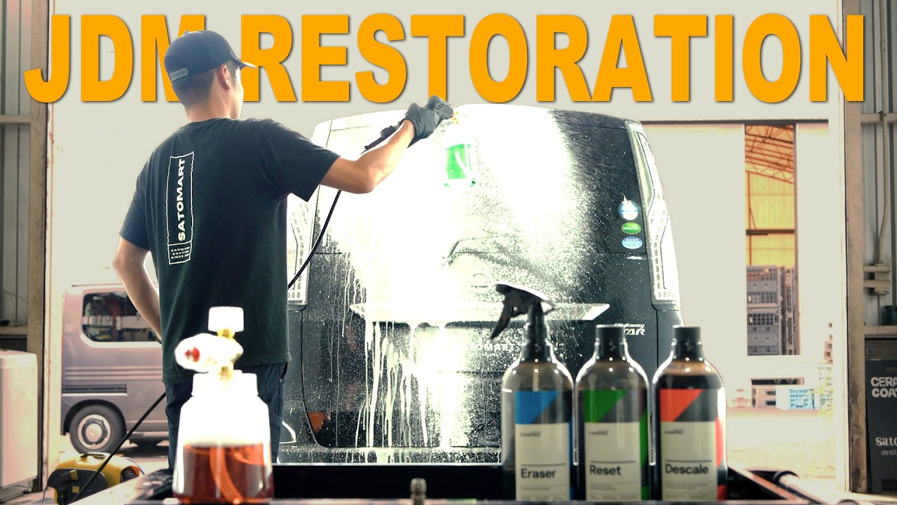 JDM RESTORATION - Nissan Serena | Destroyed Family Car Transformation 4K ASMR