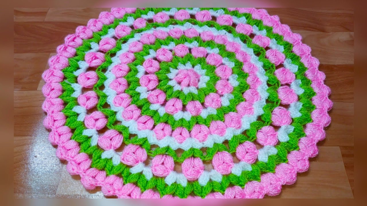 Beautiful THALPOSH/ Table mat/ Doily#23#(Eng Subtitles)