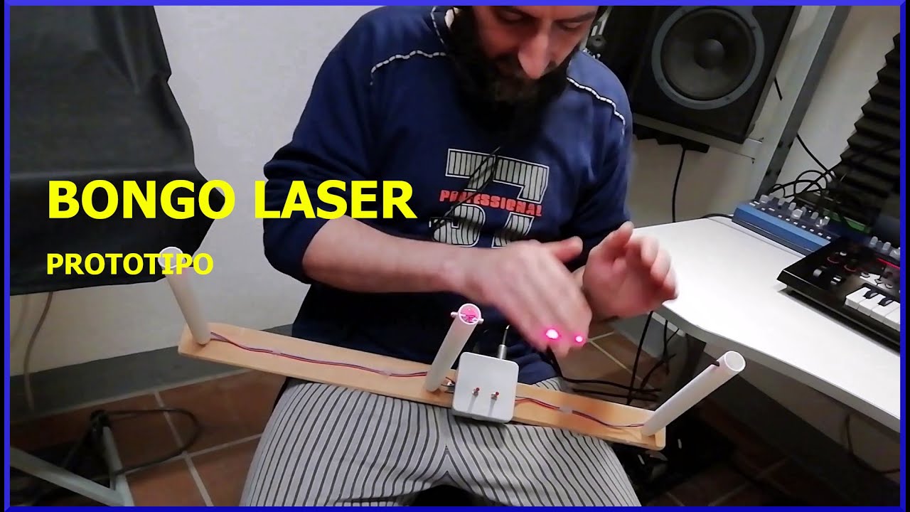 Prototipo Bongo Laser (Controlador MIDI)