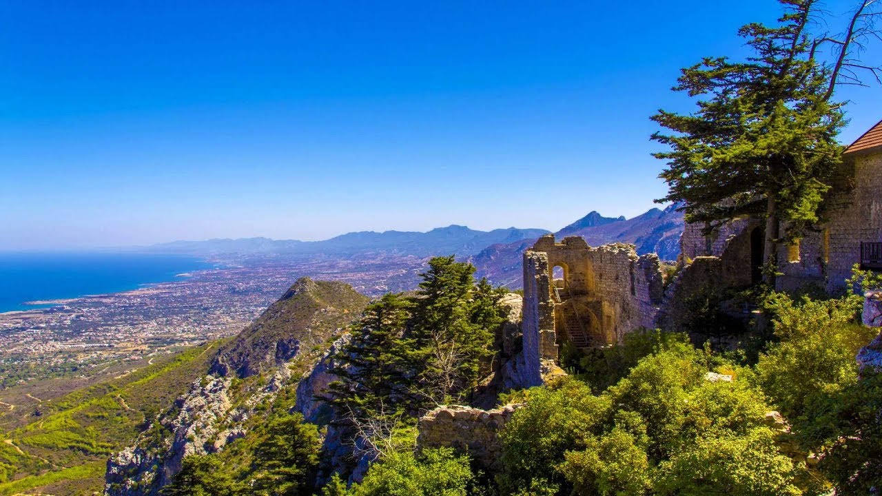 Kıbrıs Girne St. Hilarion Kalesi - Cyprus Kyrenia St. Hilarion Castle - K.K.T.C