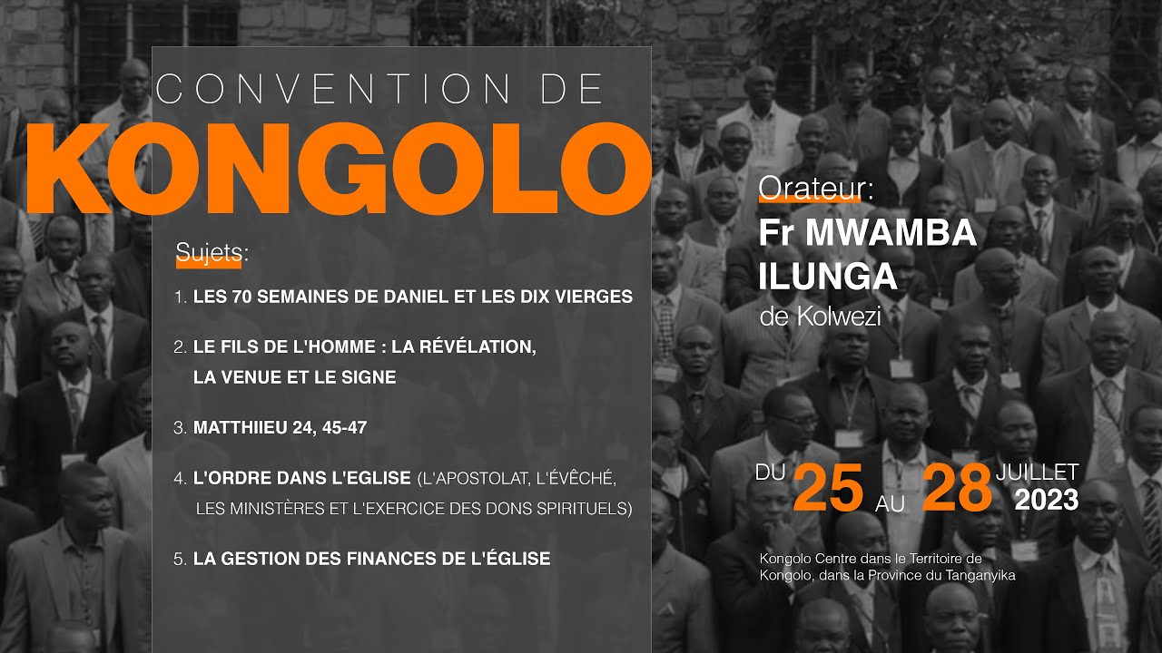2023-07-23 DIMANCHE         -   CROYEZ-VOUS AU PROPHETE? -PAR LE FRERE MWAMBA ILUNGA