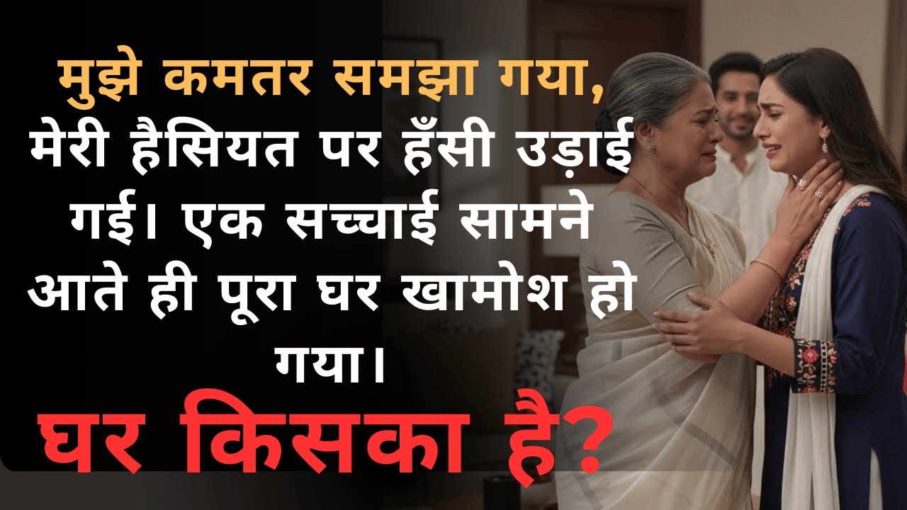 मेरे पति के परिवार ने मुझे गरीब कहा, जब तक उन्हें पता नहीं चला कि घर मेरा है