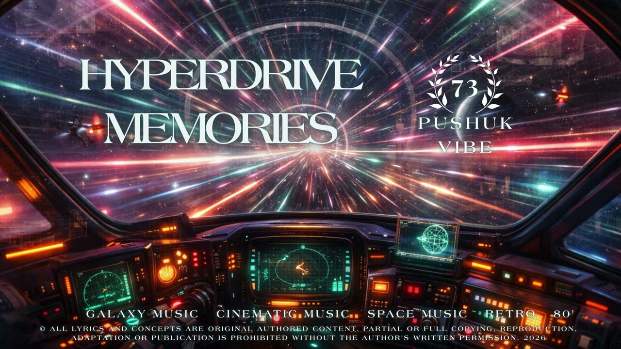 PushukVibe - Hyperdrive Memories (Official Audio) #Synthwave #Retrowave #Space #DeepSpace #80sVibes