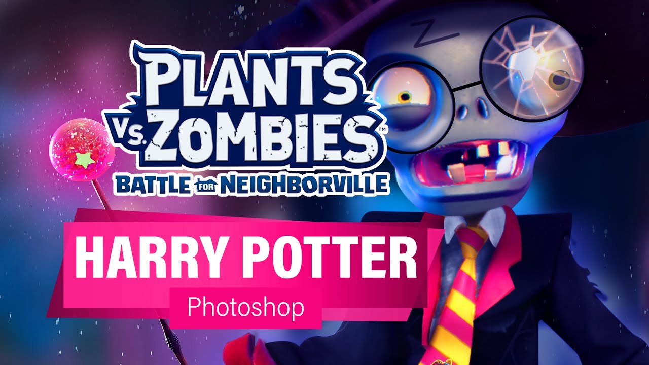 HARRY POTTER WIZARD COSTUME (Photoshop Manipulation) - Plants vs Zombies: Battle for Neighborville