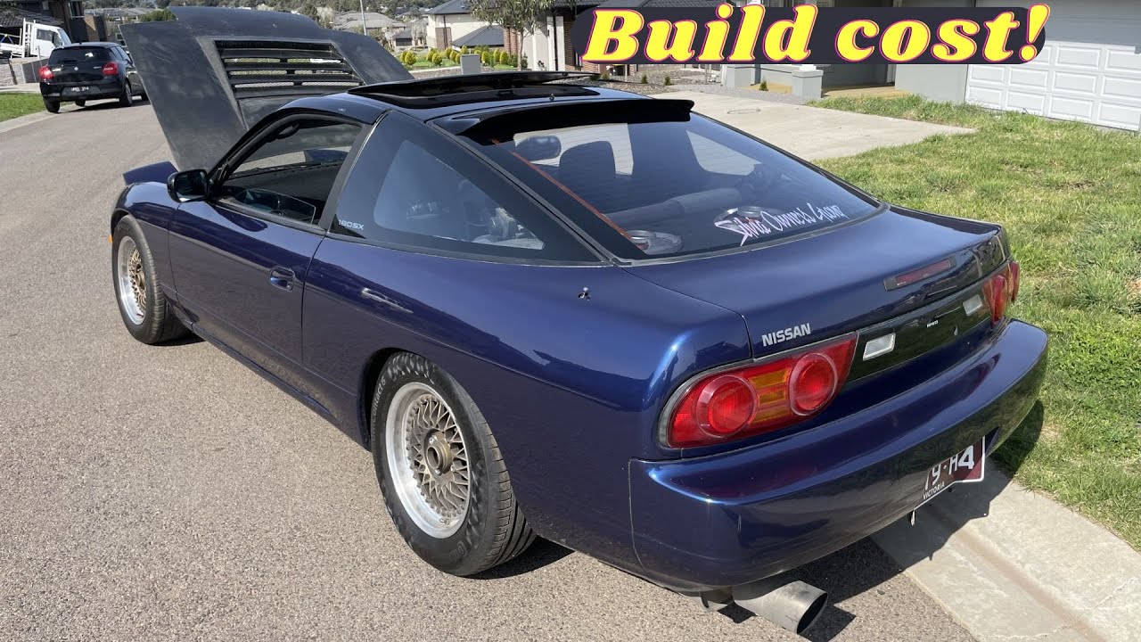 How much did it cost to build my 180sx 10 years ago?