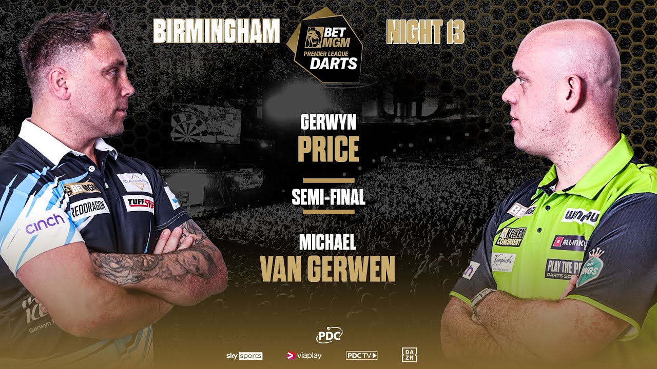 PDC Darts Premier League 2025 - Night 13 - 2025 05 01 - Gerwyn Price vs Michael van Gerwen HUN