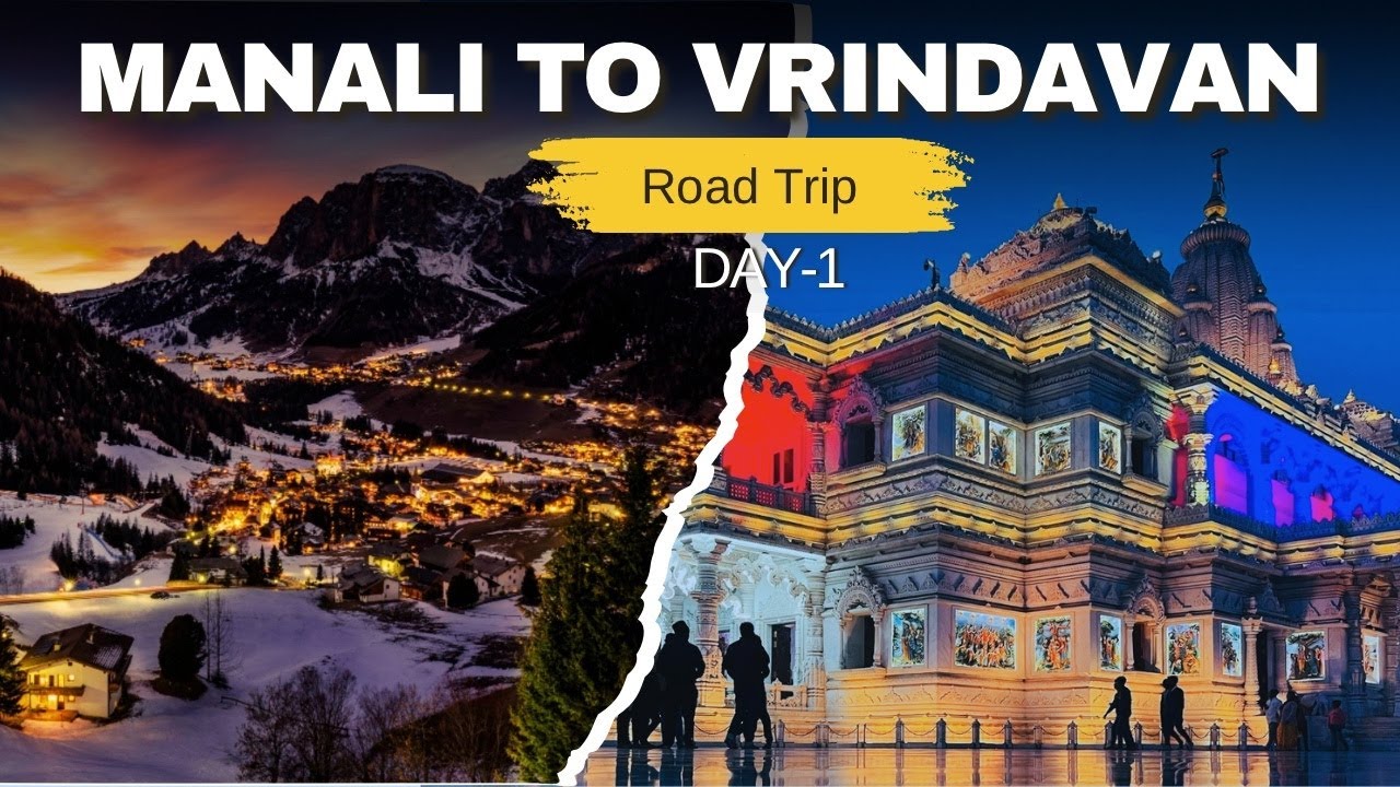 Trip ke pehle din hi XUV ki Windshield toot gyi | Manali to Vrindavan Roadtrip | Day-1|