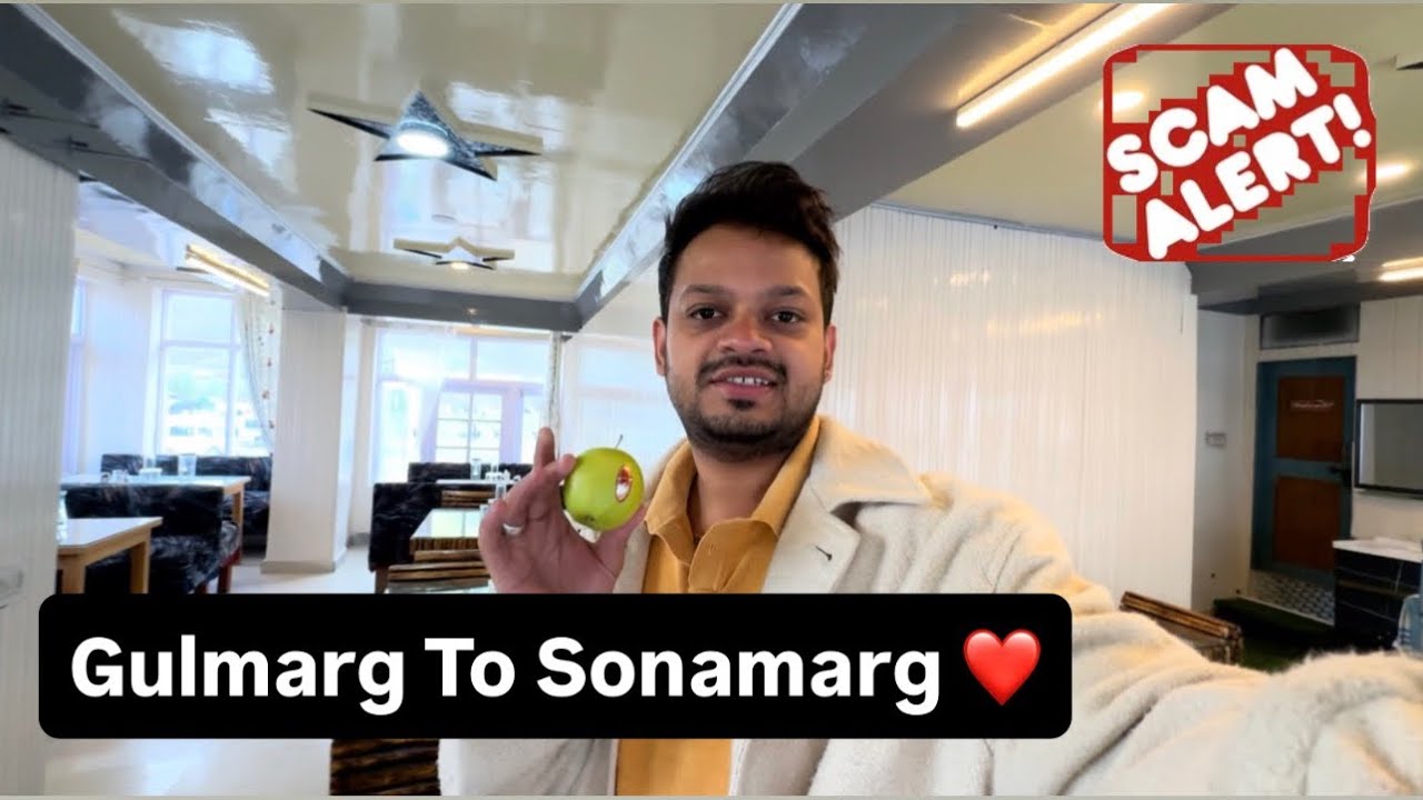 Gulmarg To Sonamarg ❤️ Scam Alert ‼️ in Kashmir Part -4 #kashmir #trip #vlog #friends #scam #vlogs 