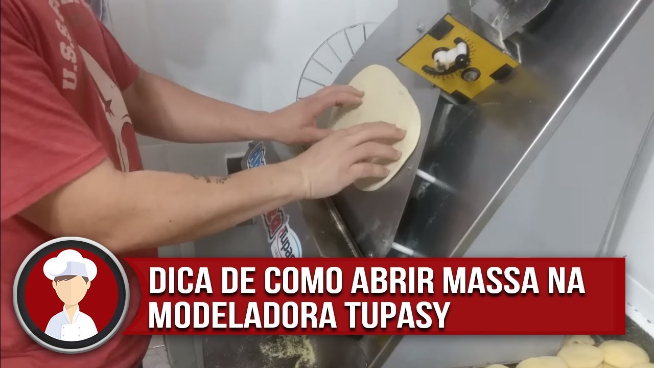 Dica de como abrir massa na modeladora Pietro