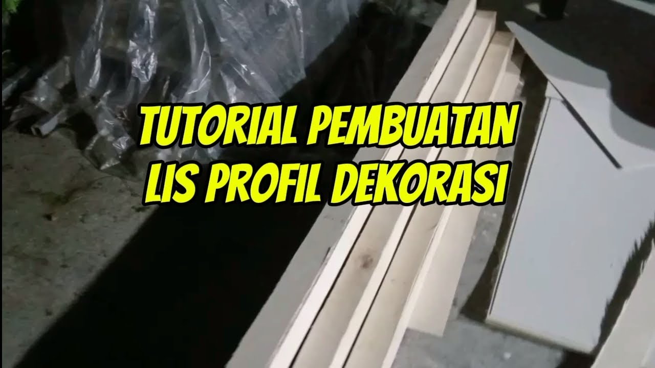 Tutorial pembuatan list profil dekorasi wedding simpel dan murah bagian 1