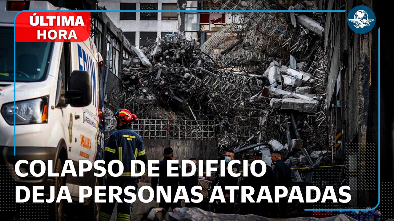 Última Hora: Se desploma parte de edificio en Tlalpan y Alfredo Chavero; reportan heridos y trabaja