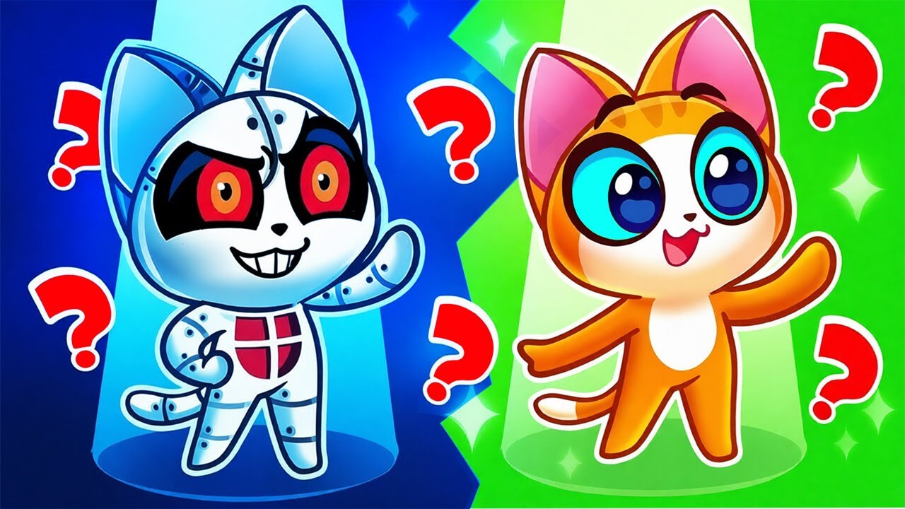 Copy Me VS Copycat | Who Is the Real Me? | Funny Baby Copy Cartoons | Purr-Purr Stories