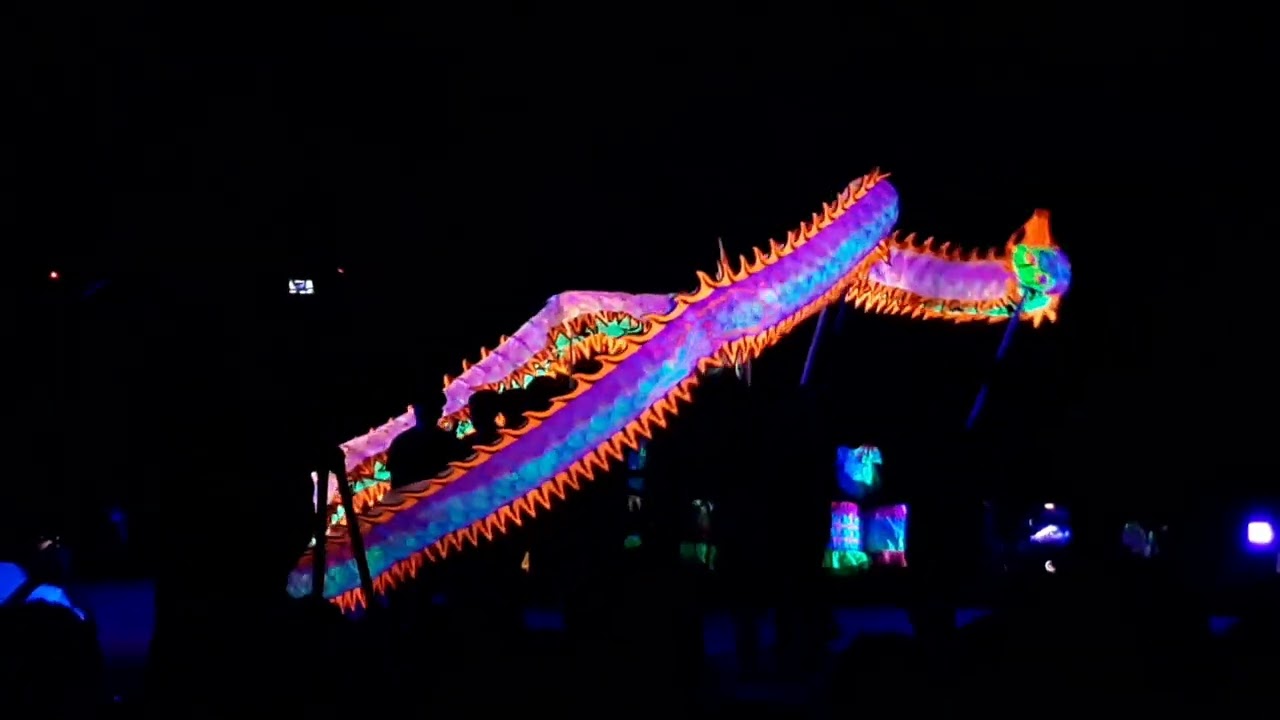 舞龙麒狮 SICC 2025 Chinese New Year Of Snake LED Dragon Dance Kota Kinabalu Sabah