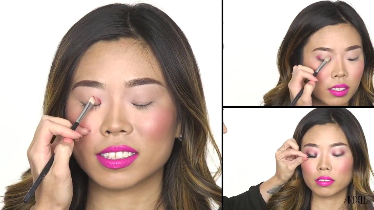 Ardell Demi Wispies Studio Effect - National Pink Day Makeup