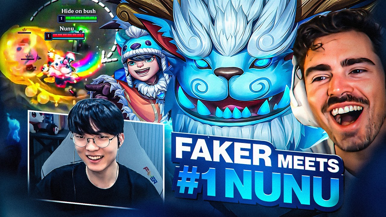 Faker vs #1 NUNU MID Korea and this happened... *HILARIOUS*