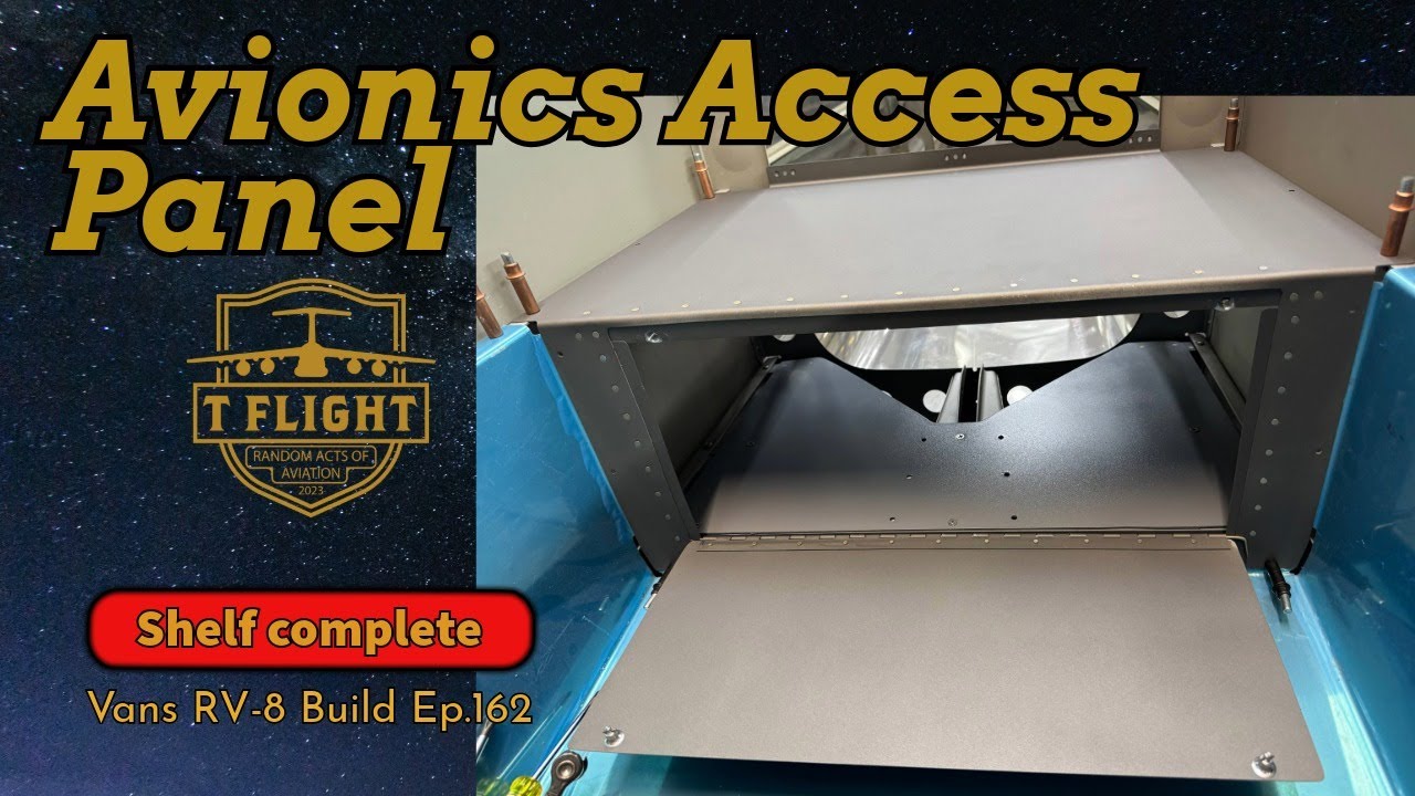 RV-8 Build Ep. 162 | Final Install: Carbon Fiber Aft Avionics Shelf + Custom Baggage Access Panel