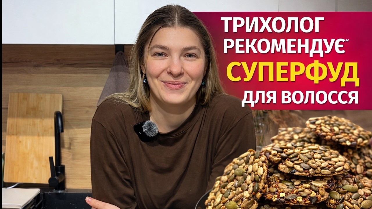 Печиво із насіння від ВИПАДІННЯ ВОЛОССЯ | Трихолог рекомендує #випадінняволосся #трихолог