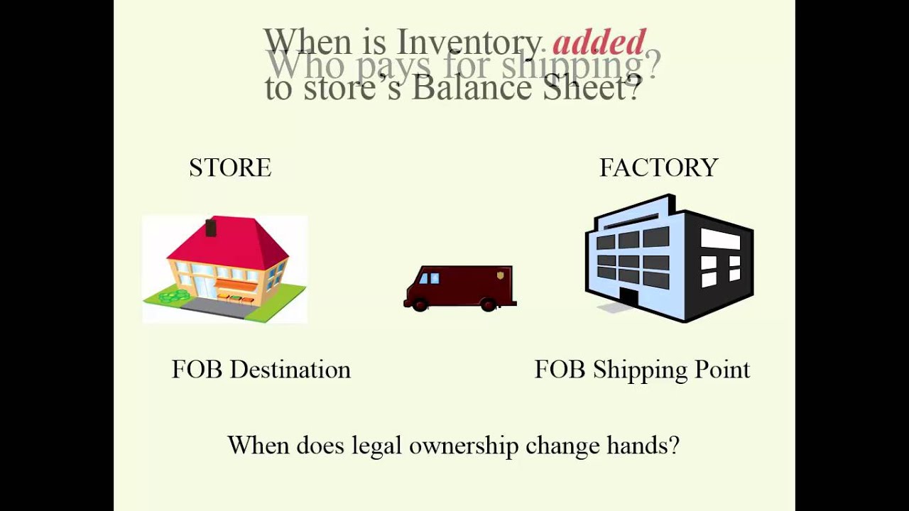 FOB - shipping costs