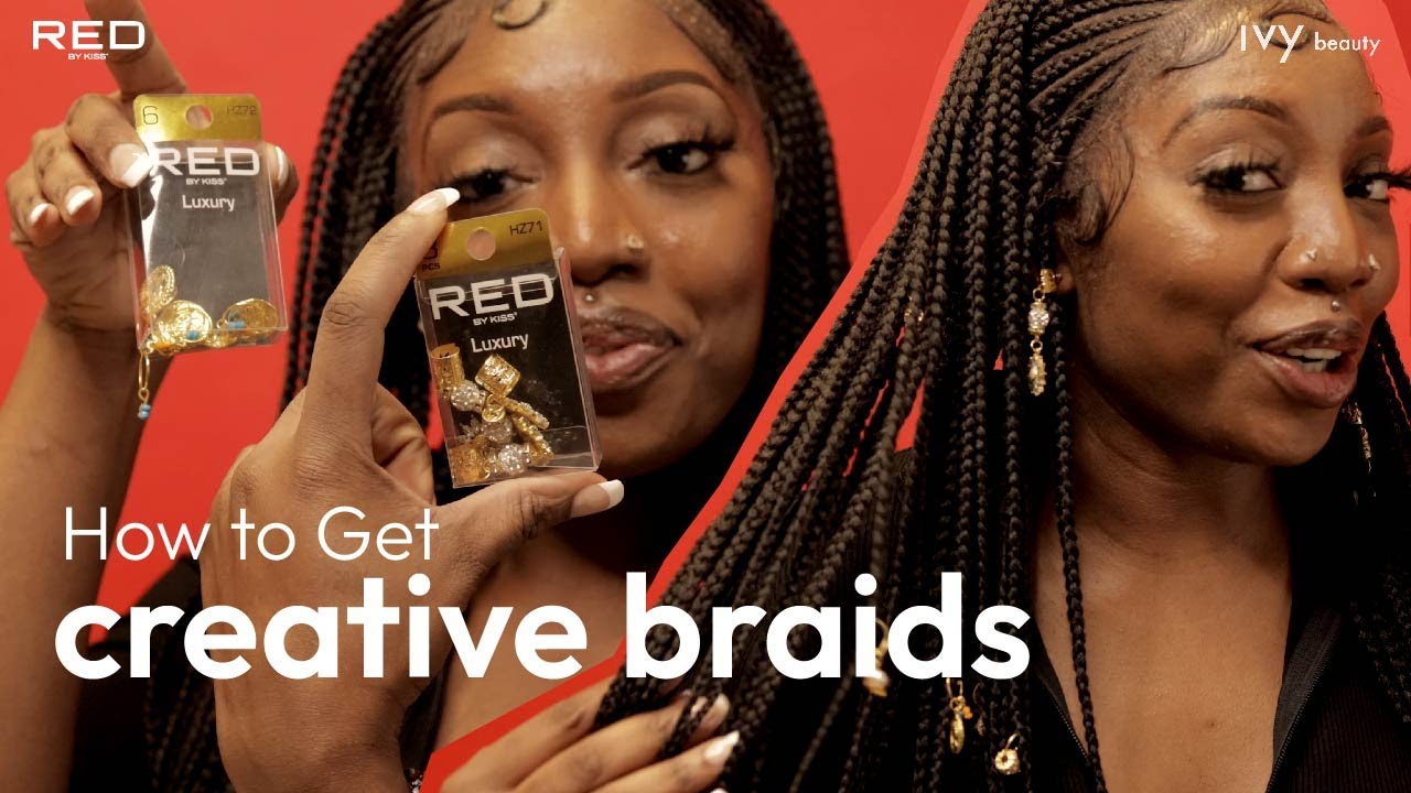 Get creative with your braids using RED by Kiss Braid Charm: Step-by-Step Tutorial