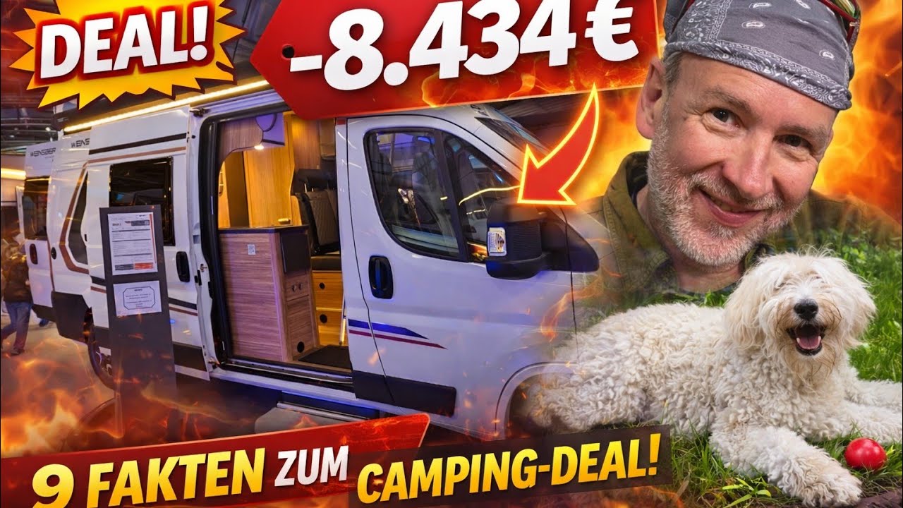 2026 Edition mit Rabatt?! 😲 CaraBus 600 MQ fire Edition Kastenwagen Wohnmobil mit Aufstelldach Deal