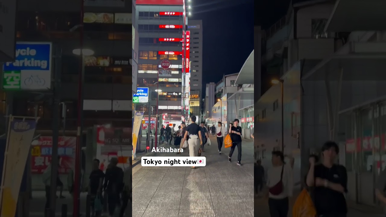 Tokyo night view 🇯🇵 📍Akihabara #tokyonightview #japan #akihabara