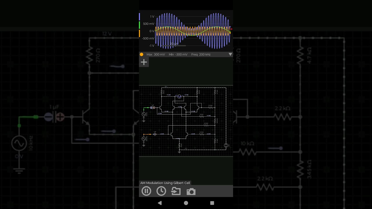 AM Modulation Using Gilbert Cell