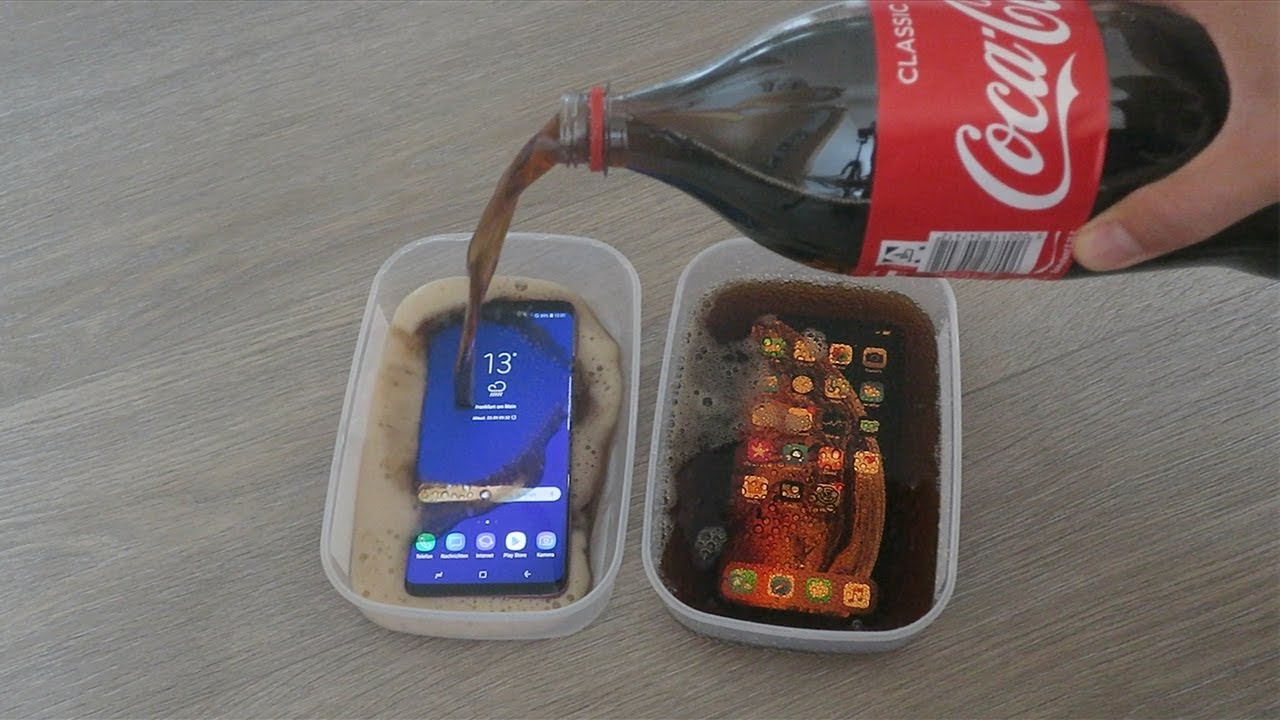 iPhone XS Max vs Samsung Galaxy S9 Plus Coca Cola Freeze Test 24 Hours!