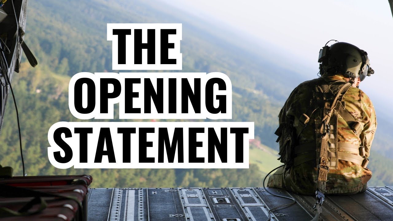 Giving Your Opening Statement to the Discharge Review Board