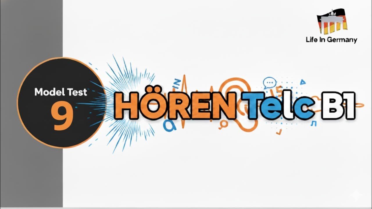 B1 Telc Hören  I  Model Test 9 
