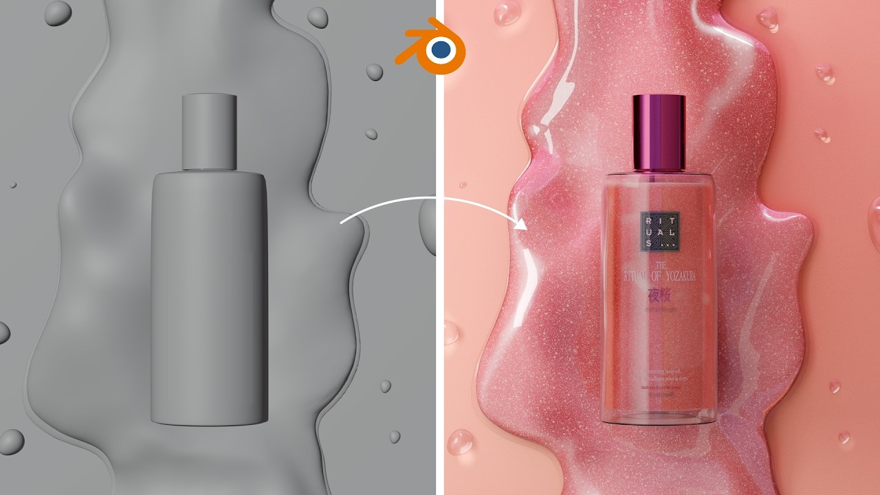 How To Make STUNNING Beauty Products in Blender