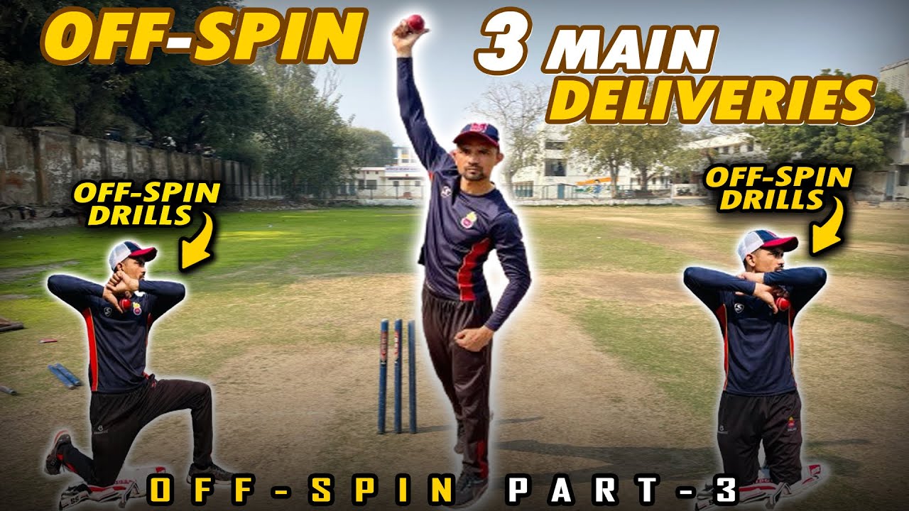 Offspinner Ki Sabse Important 3 Balls , & 2 important Offspiners drills🤝