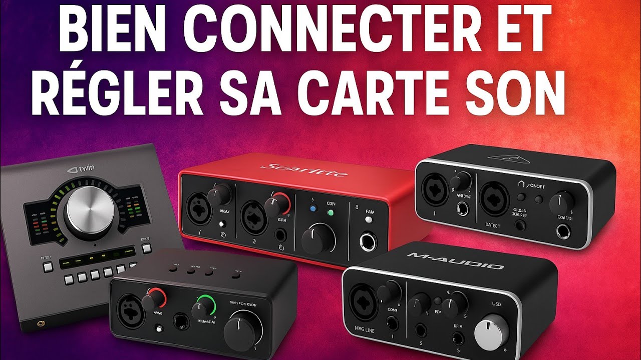 Comment installer et régler une carte son (TUTO)