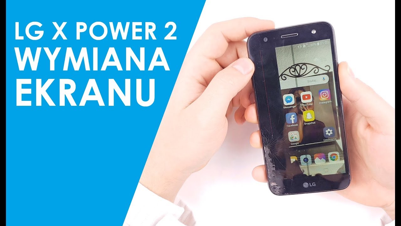 LG X Power 2 wymiana wyświetlacza ekranu LCD