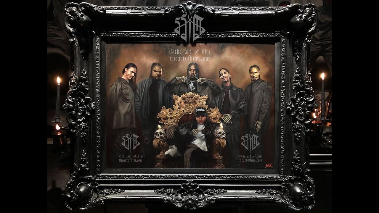 Amazing Bone Thugs/Eazy E Oil Painting Canvas(The Art Of Him)