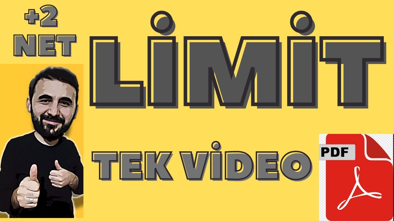 Limit TEK VİDEO | Konu Anlatımı + Soru Çözümü | +PDF  Sıfırdan EN ZORA ANLATIM YKS AYT Limit #Limit