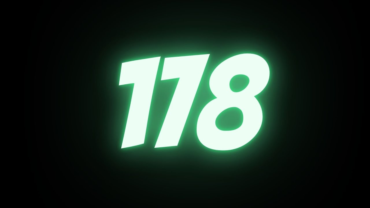 178 Seconds Countdown Timer with Beep Sound 1080p | 178s Alarm Timer Loud Noise When Ends Full HD