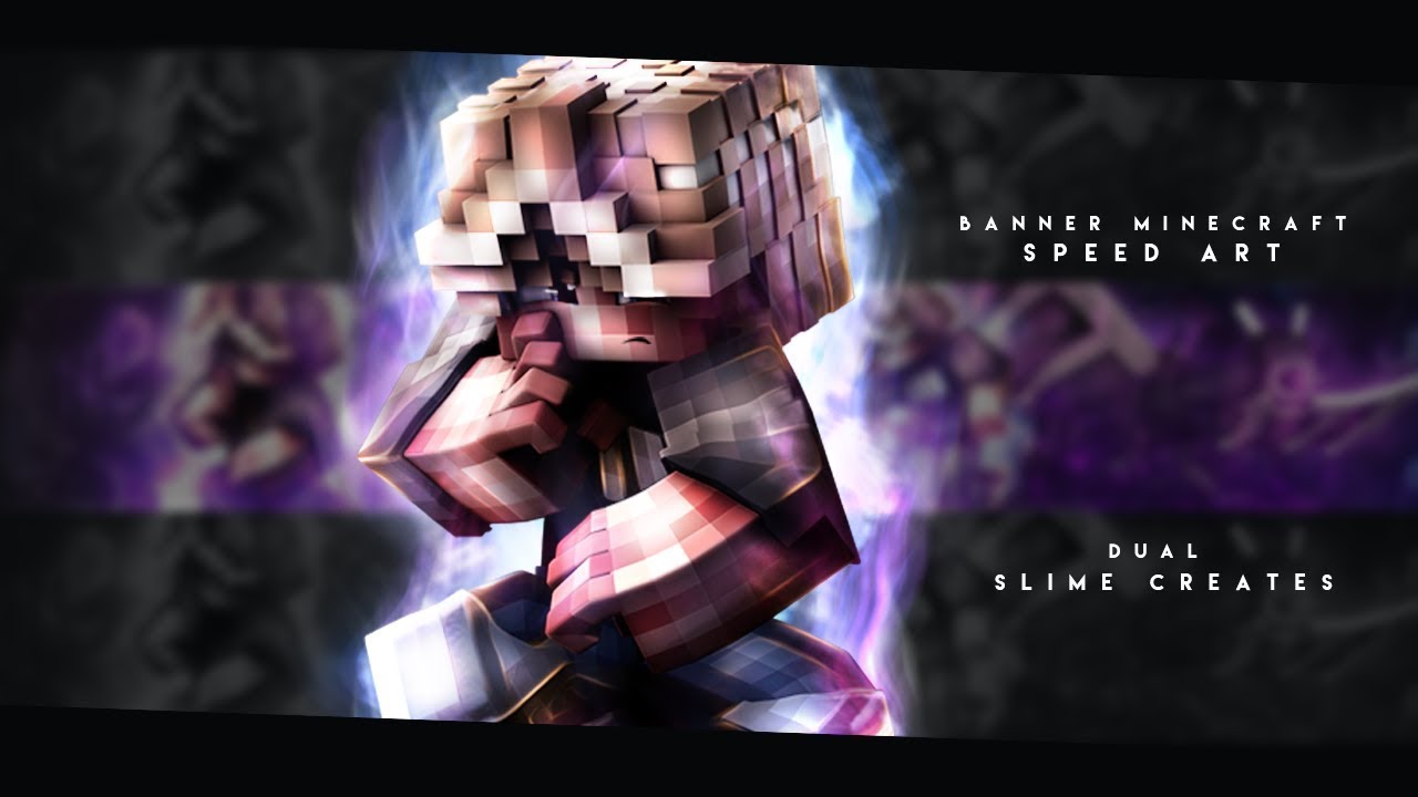 ➽ Minecraft Banner Speed art - Nybo [65] ~ ft. slime creates