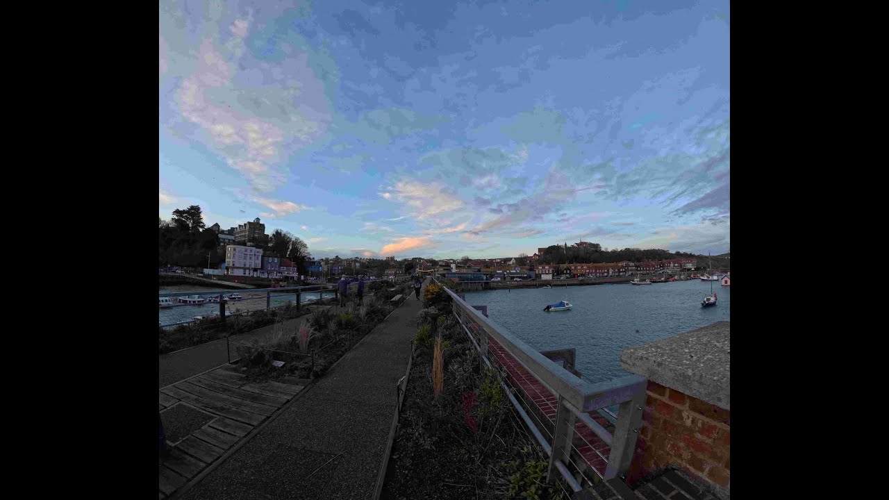 Folkestone Harbour on the Kent Coast