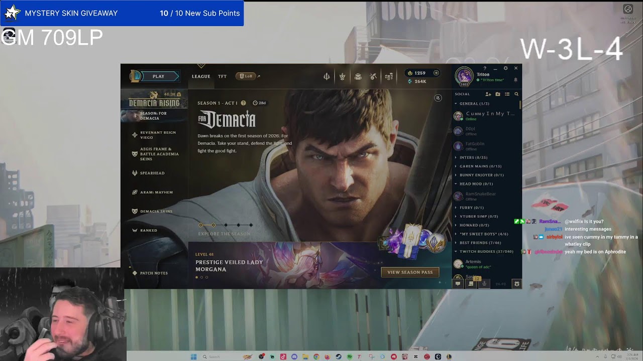 LEAGUE OF LEGENDS CHALLENGER GAREN MID