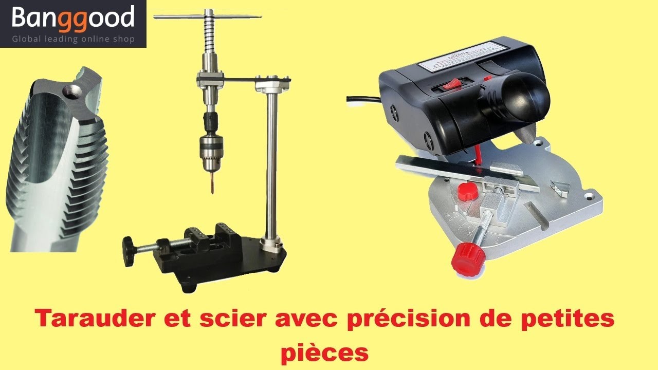 Cyrob : 2 supers outils pour tarauder et scier de petites pièces avec précision