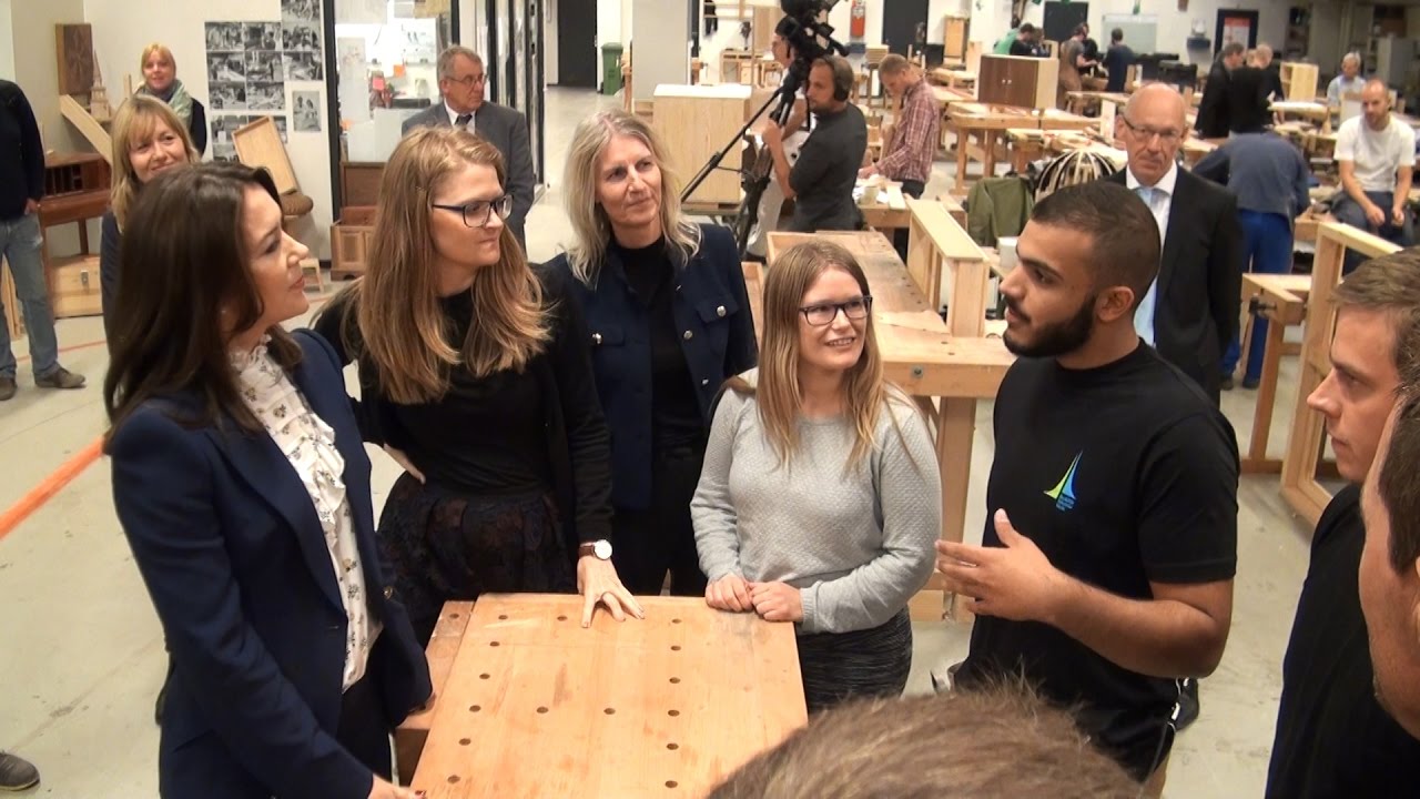 Kronprinsesse Mary sætter fokus på elevtrivsel på erhvervsskolerne