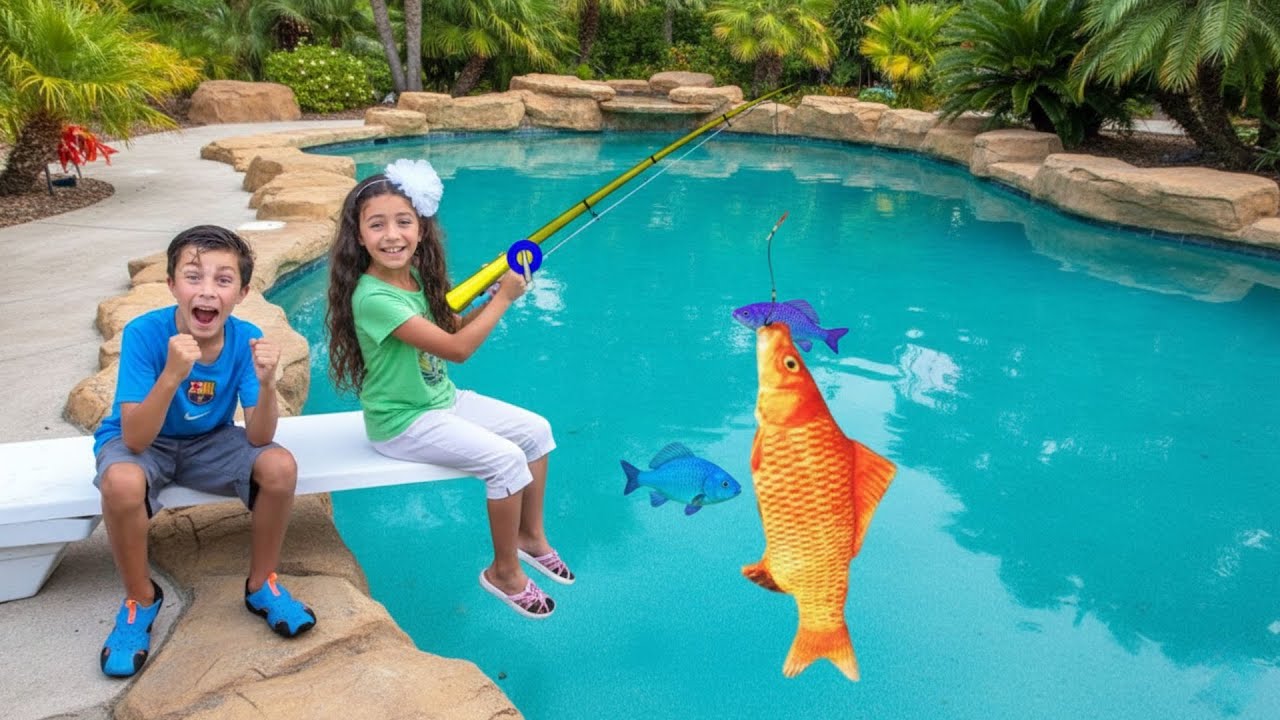 Heidi dan Zidane Pergi Memancing 🎣 | Cerita Anak Lucu & Petualangan Keluarga